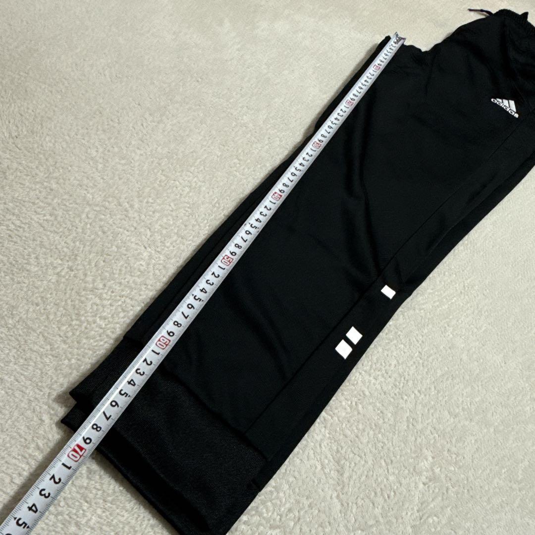 新品adidasメンズパンツロゴ　ジャージ上下セット黒Mサイズ長袖スポーツウェア