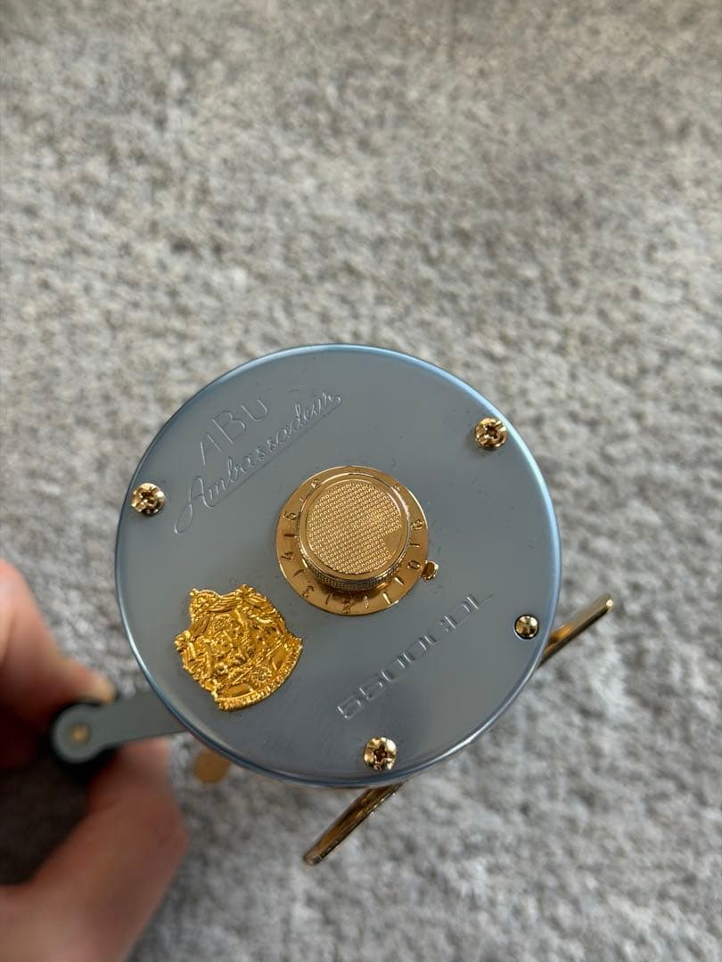 【未使用品】アブ アンバサダー 5500CDL シルバーブルー
