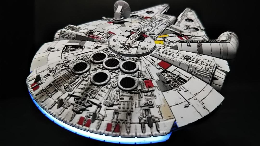 電飾改修　ミレニアムファルコン 塗装 完成品 1/350 ビーグル