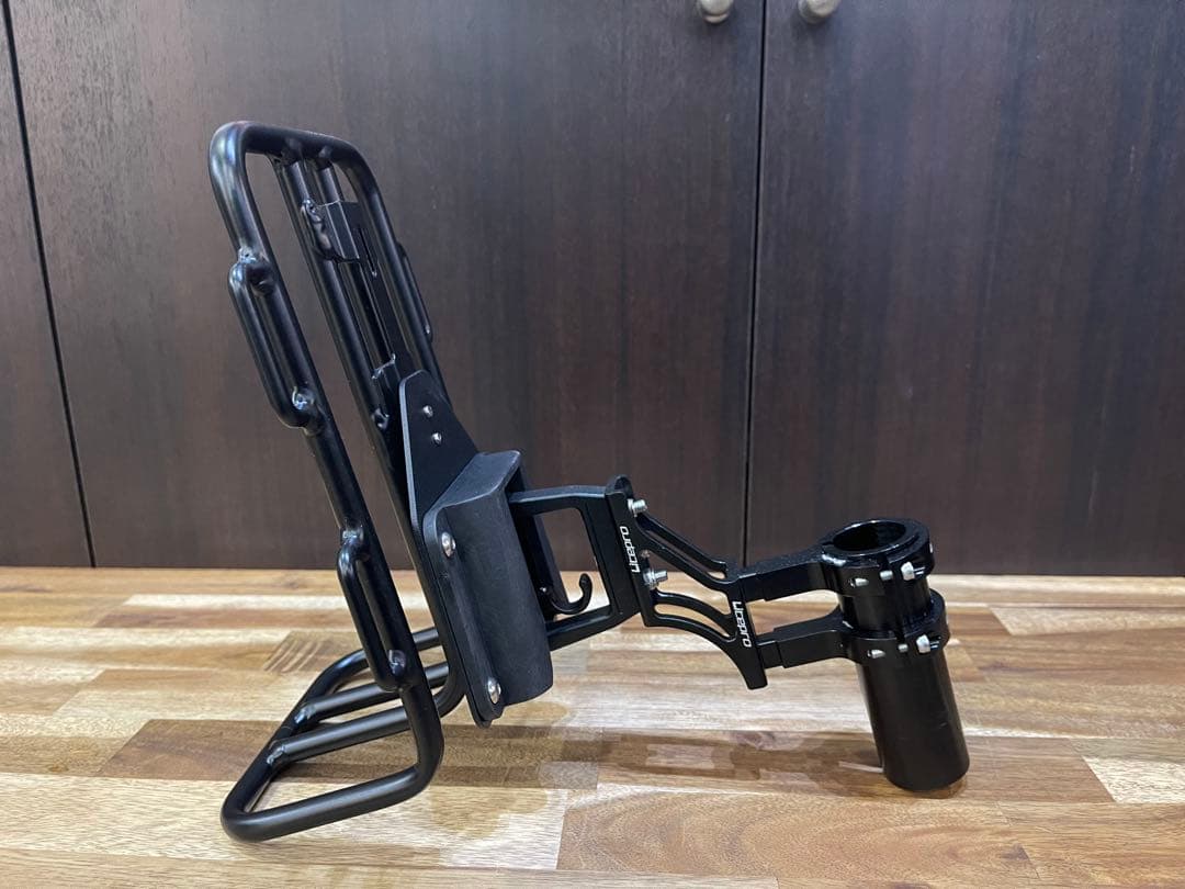 ブロンプトンラックシートポスト変換アダプターセット　ロードバイクラック　荷台