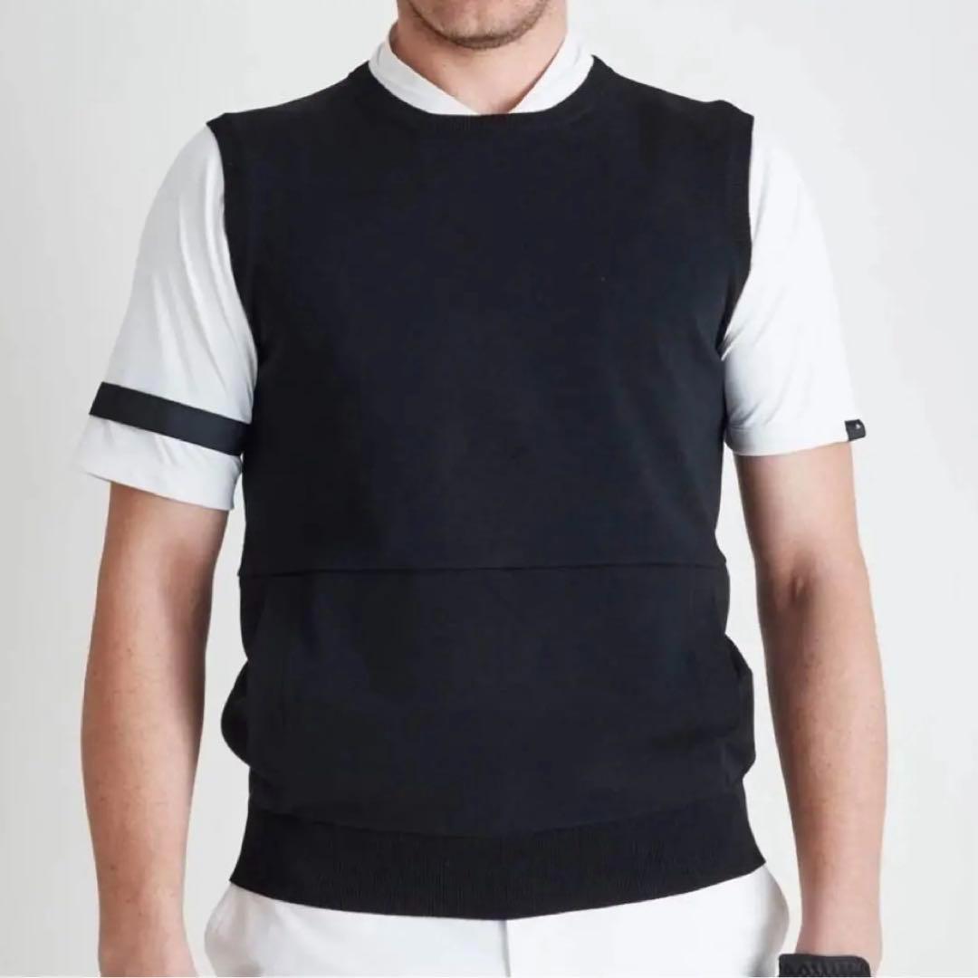 新品【bagjack】バッグジャック　ゴルフ　ソロテックスストレッチニットベスト