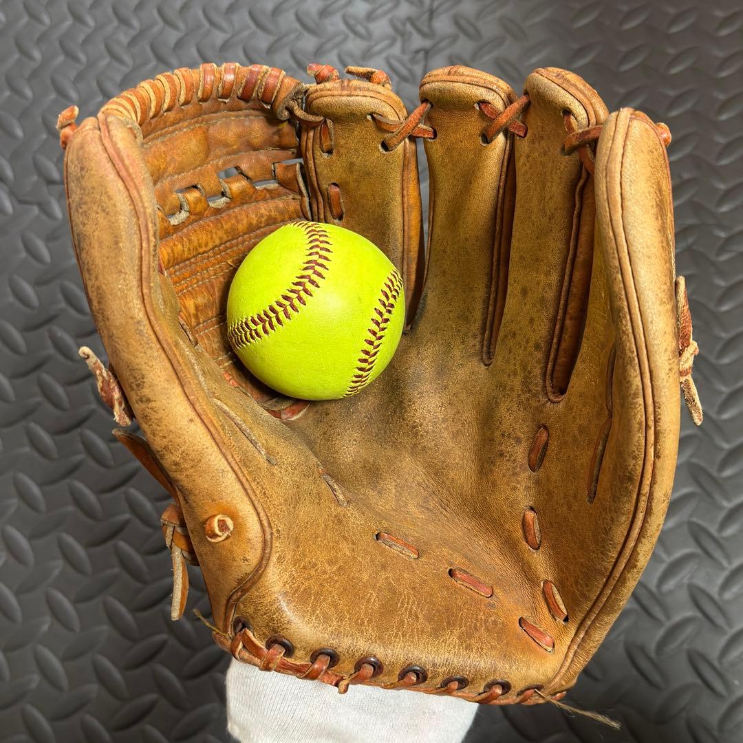 R.K.MIZUNO 硬式 内野手用 グローブ ミズノ 赤カップ ビンテージ