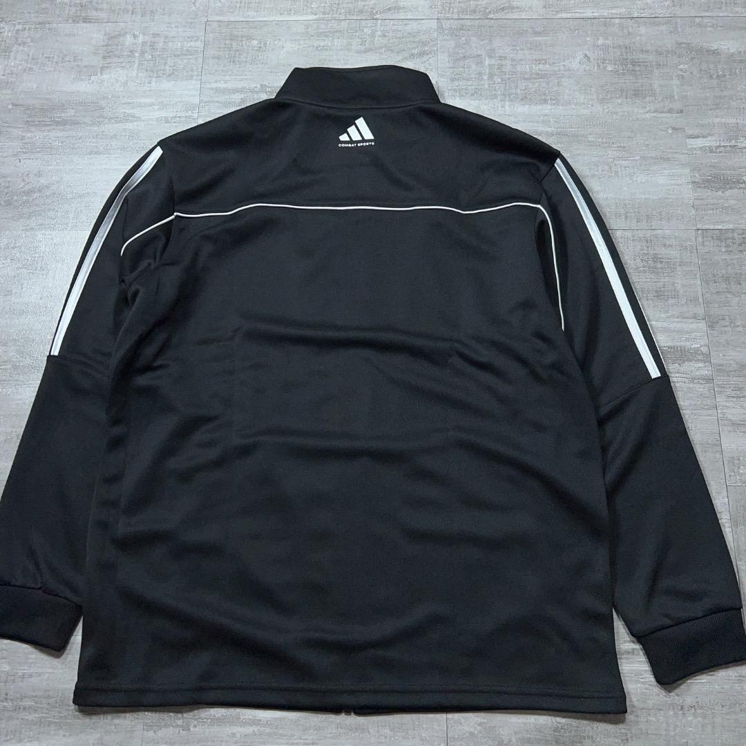 新品 正規品 アディダス ジャージ セットアップ 上下 黒 Adidas L
