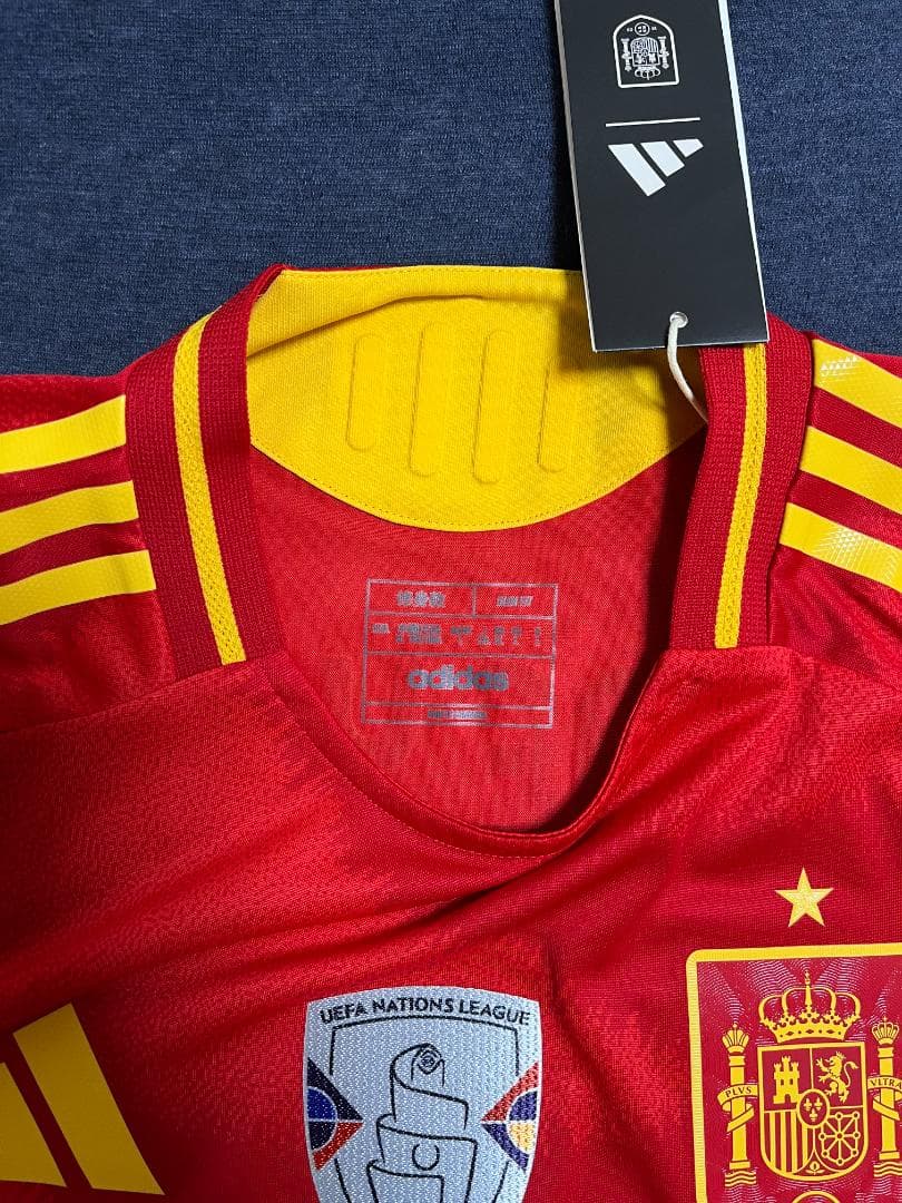 正規品 スペイン代表 ユニフォーム ホーム オーセンティック #19.ヤマル
