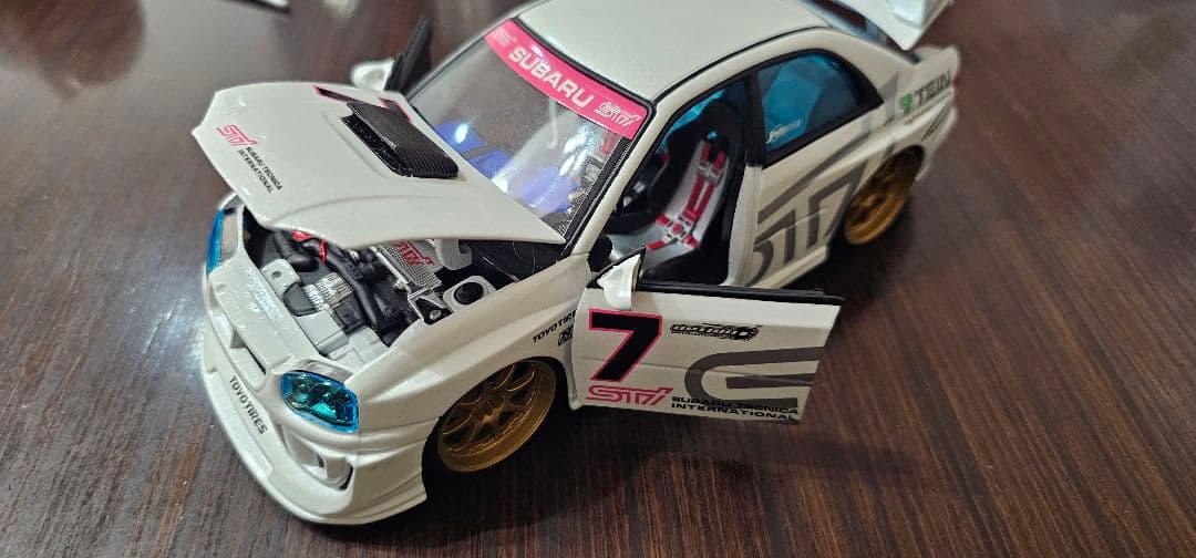 JadaTOYS 1:24 スバル インプレッサ WRX STi　ミニカー