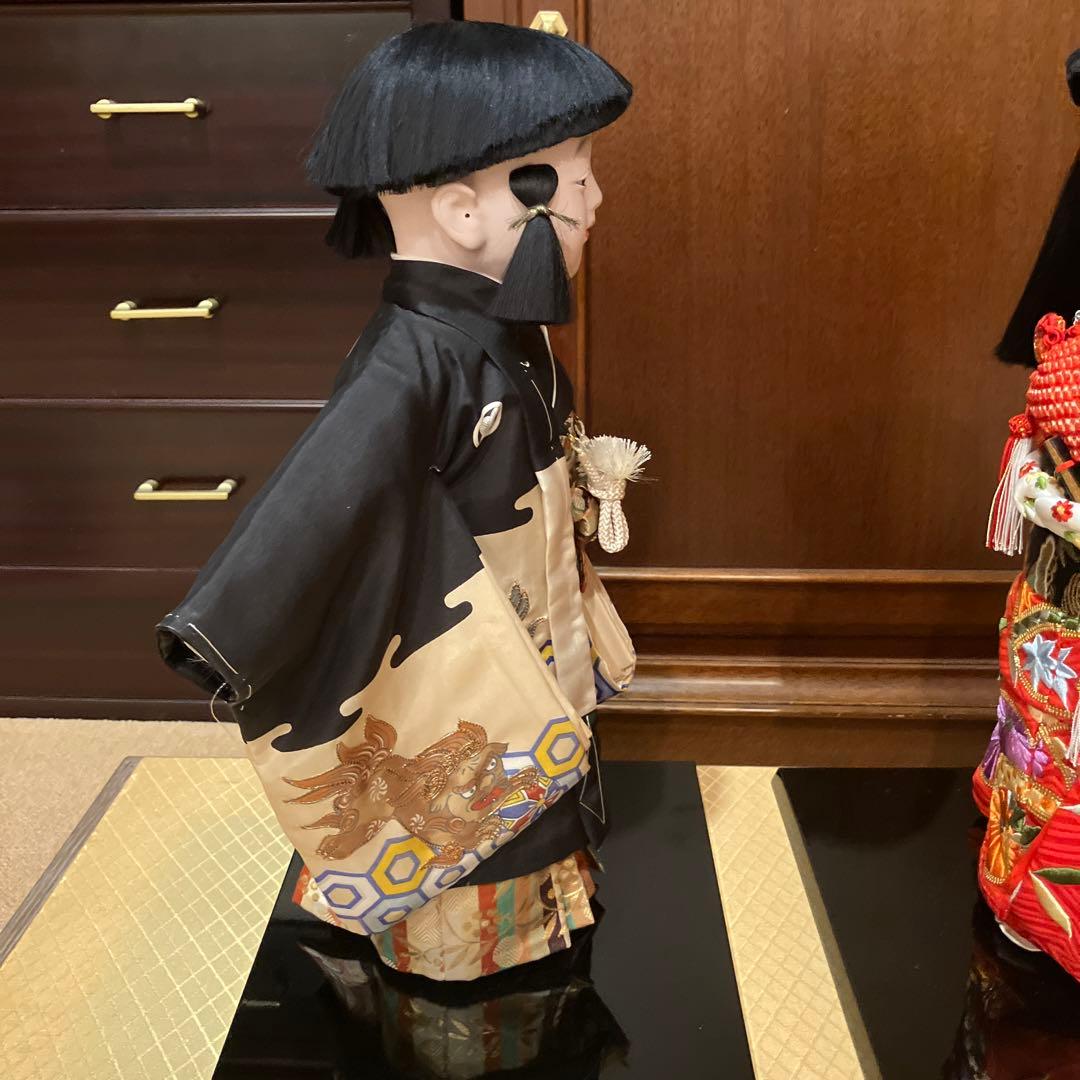 市松人形　男の子　女の子　ペア　美品　日本人形　京都市内お引取りのみ