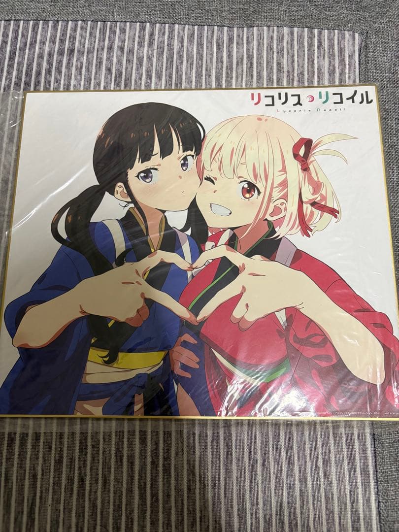 リコリコ　ポスター　色紙