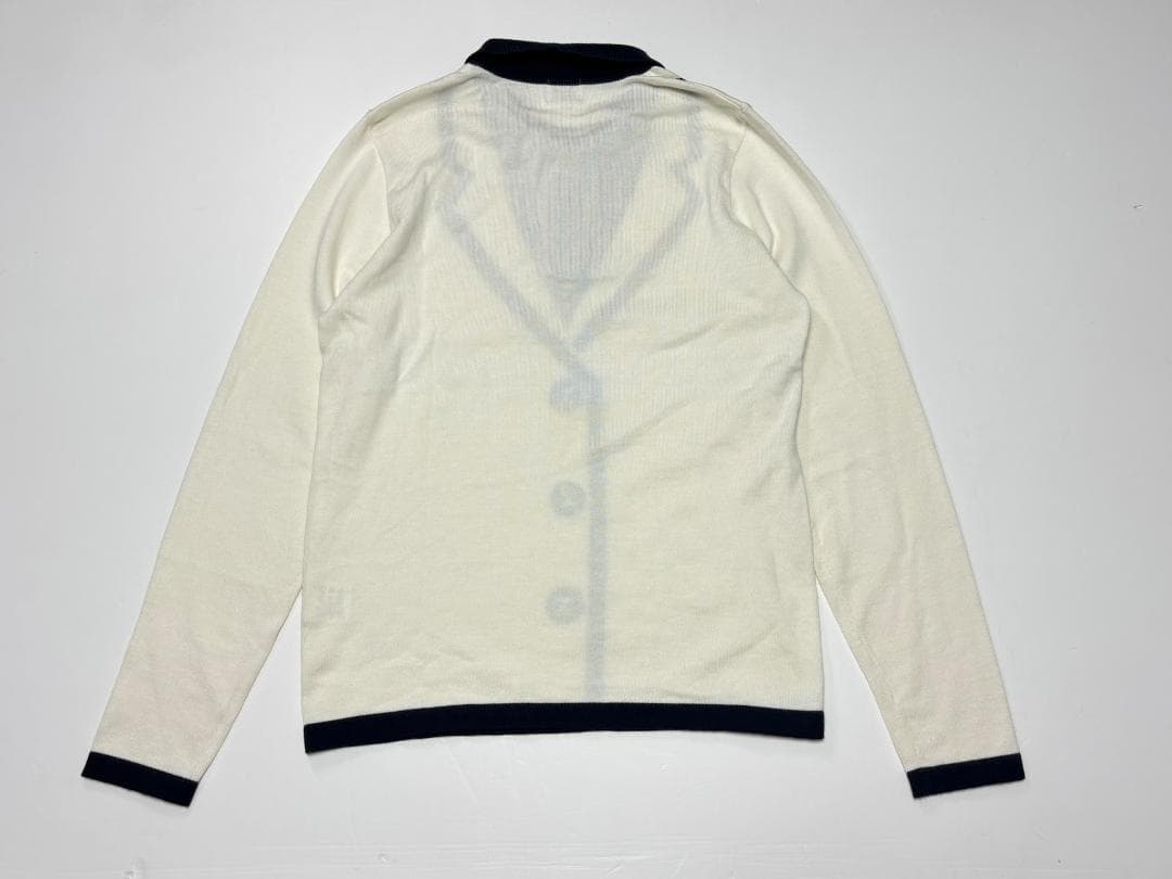 Munsingwear ゴルフ ジャケット柄 長袖ニット M