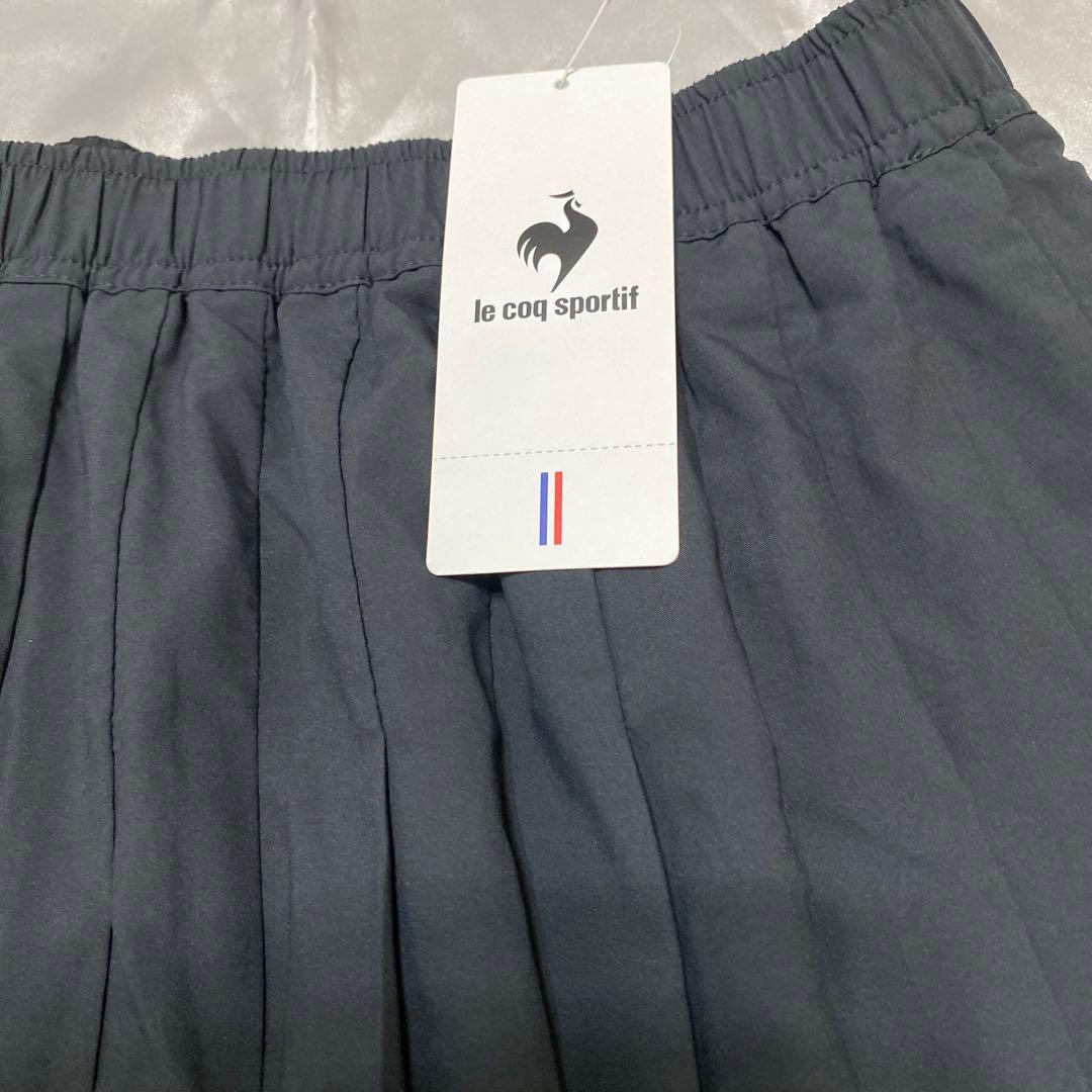 le coq sportif ブラック プリーツスカート 新品タグ付き