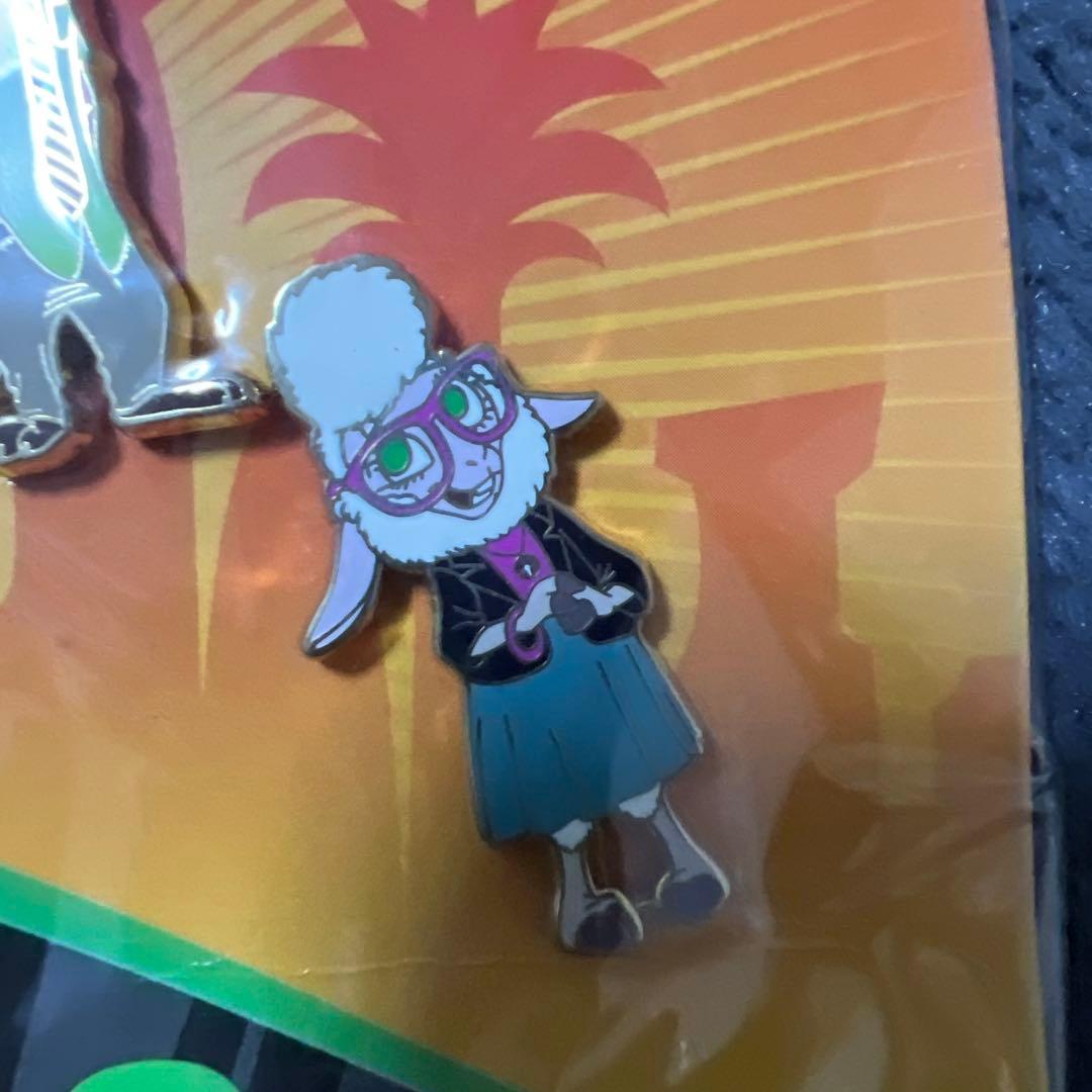 ディズニー　ズートピア　ピンバッジセット