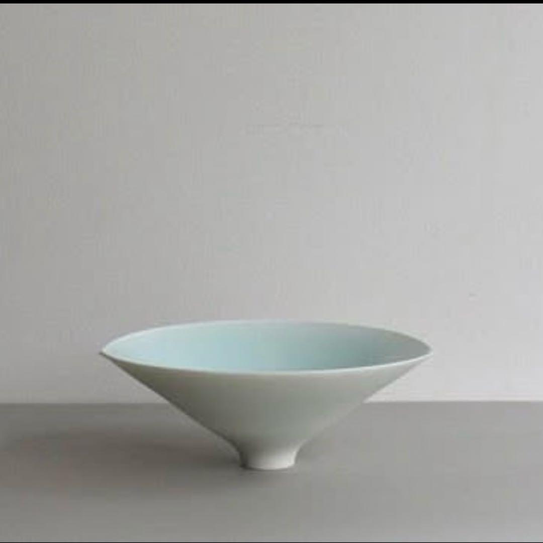 【新品未使用】村田匠也 高台 青白磁 切込