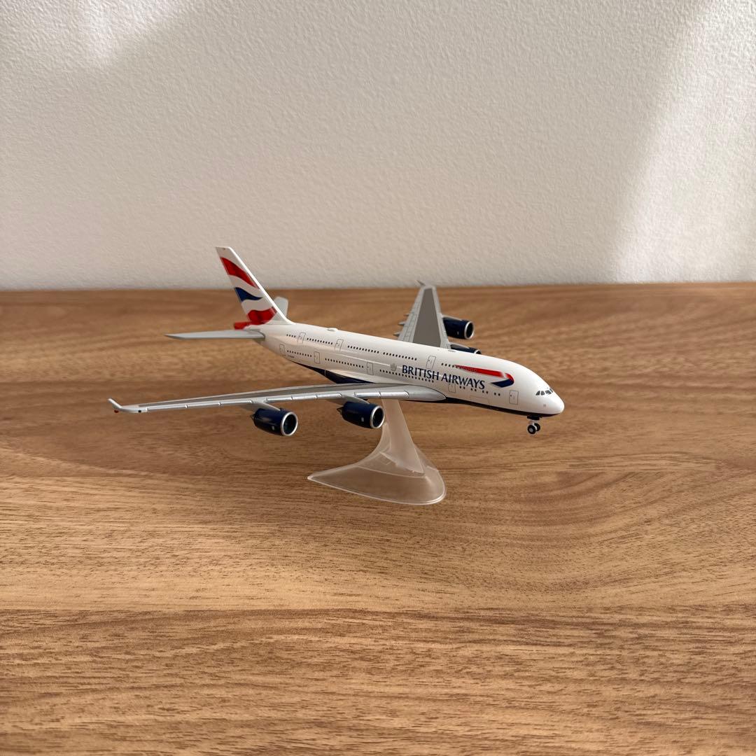 航空機・ヘリコプター Herpa wings British Airways A380 1/500