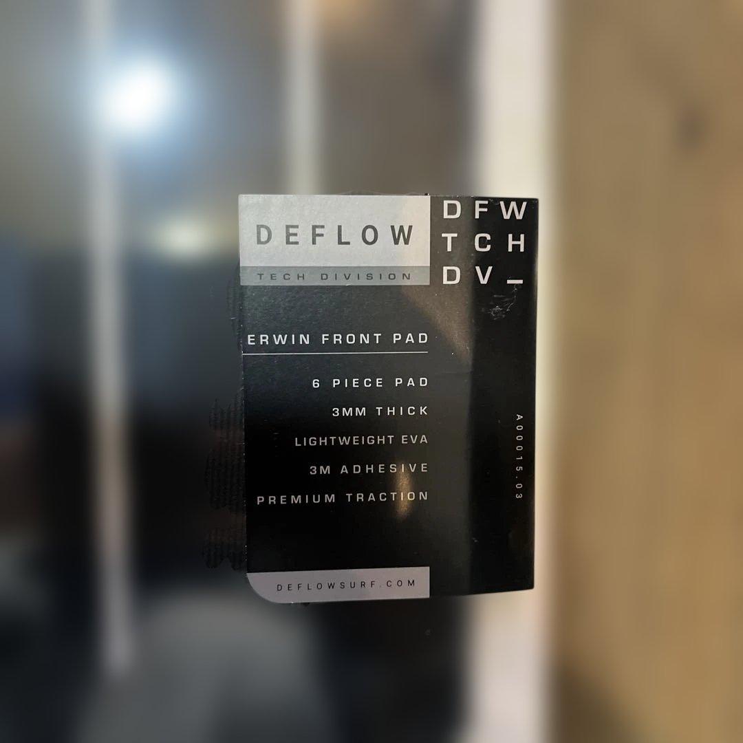 デフロー　DEFLOW ERWIN FRONT PAD - BLACK vol2