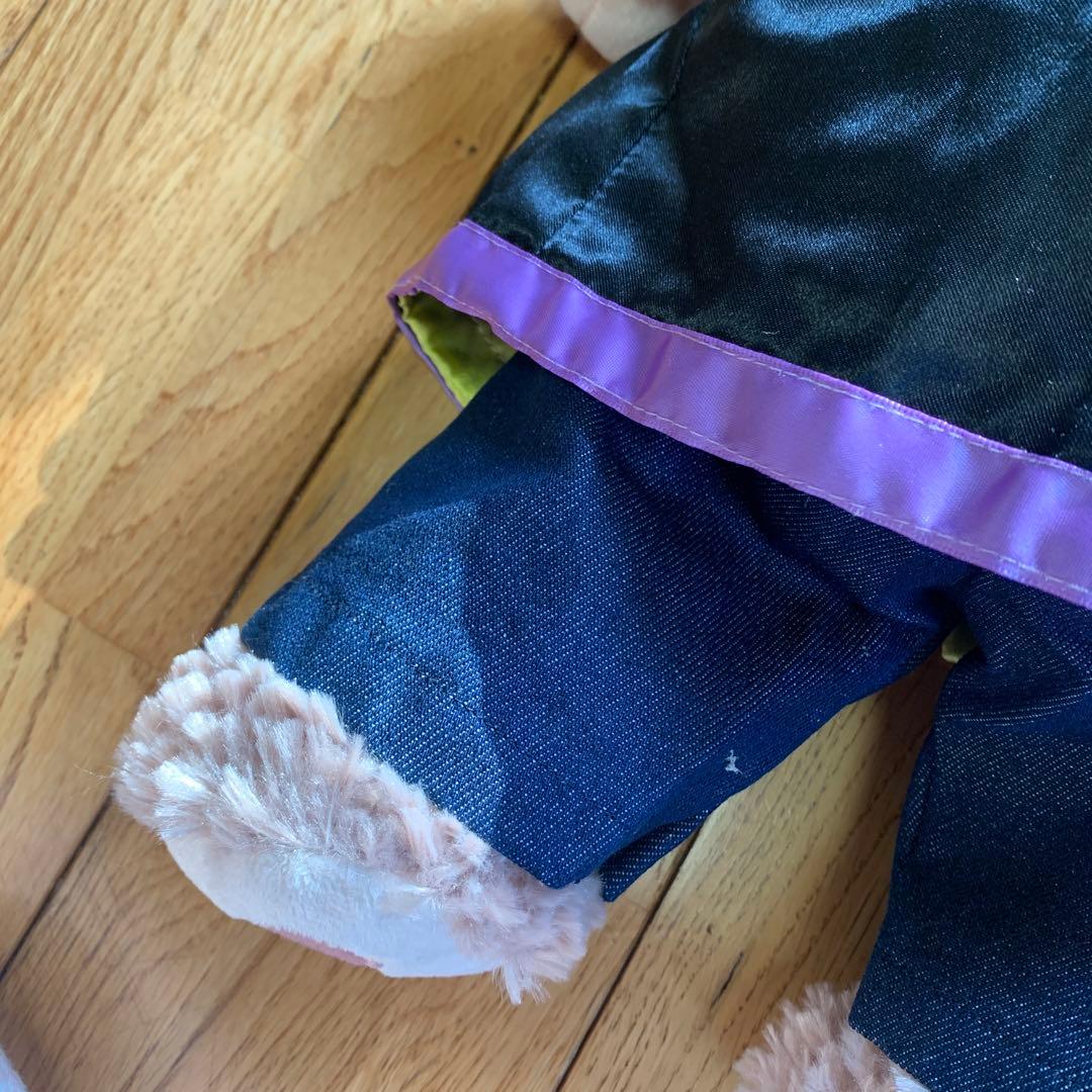 嵐　松潤シェリーメイダッフィーS ぬいぐるみ 黒と紫の衣装