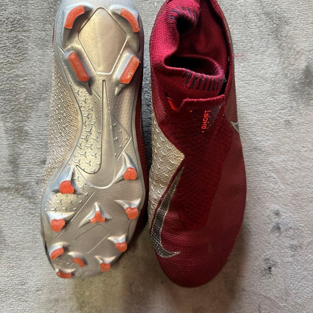 Nike Phantom Vision 赤/銀 FG 26 ファントムビ
