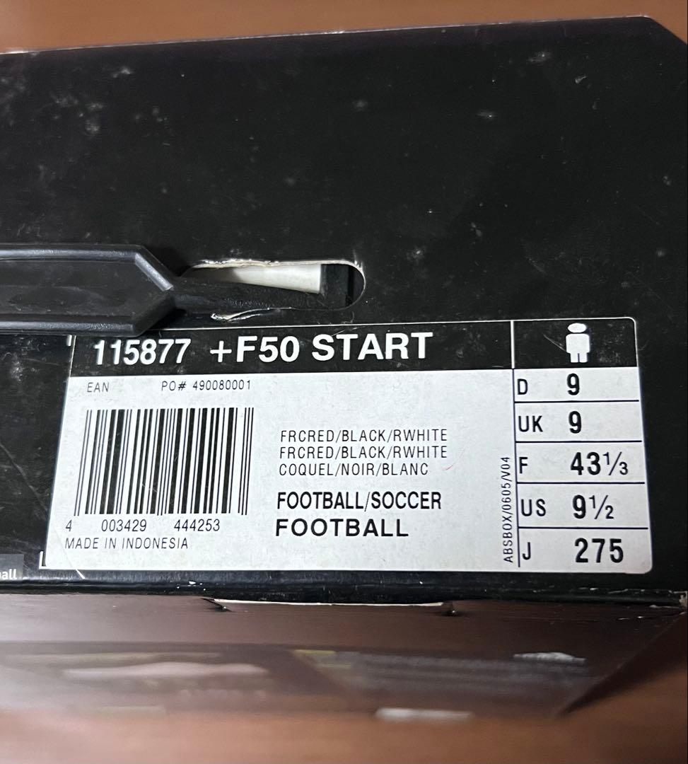 adidas アディダス F50 サッカースパイク スパイク 取替式 レッド