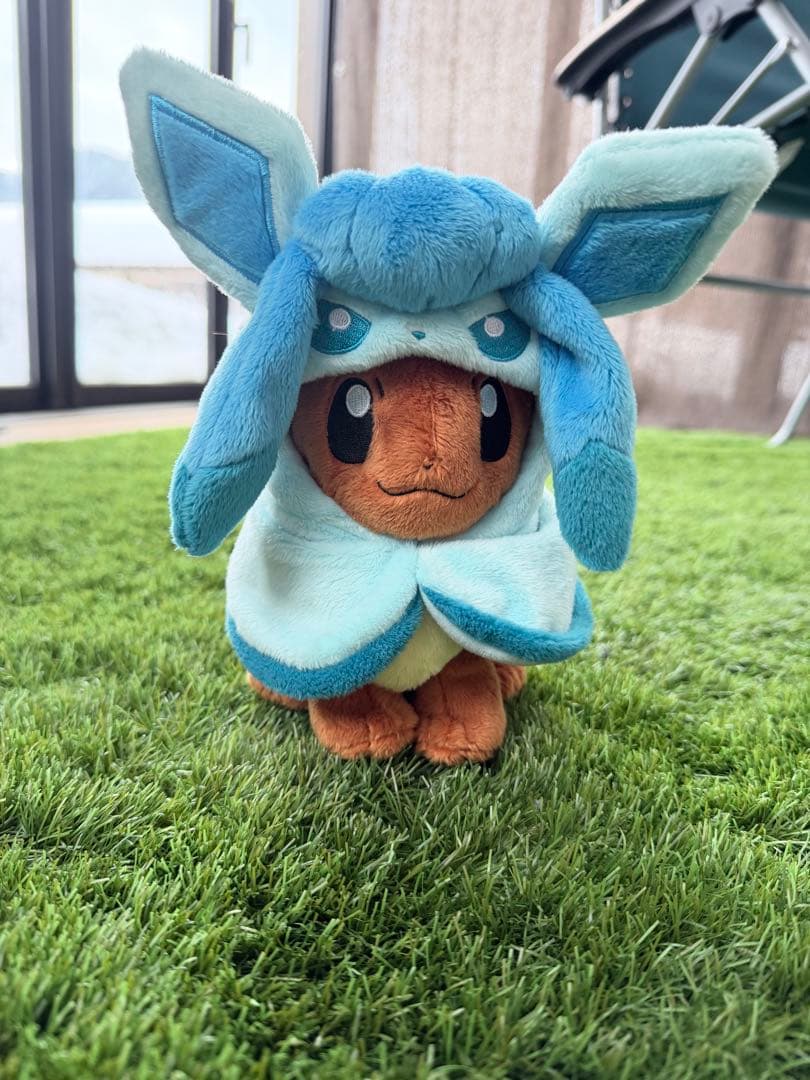 【全てタグ付】ポケセン限定レア3体セット（イーブイ・カプコケコ・ミニリュウ）