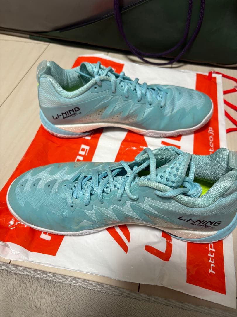 Li-Ning バドミントンシューズ、バッグ