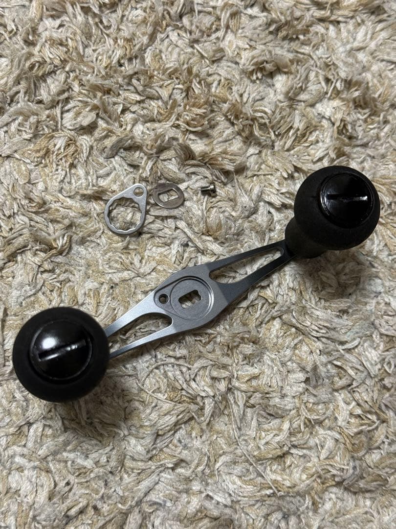 アベイル　オフセットハンドル　STi2 シマノ用　95mm ガンメタ