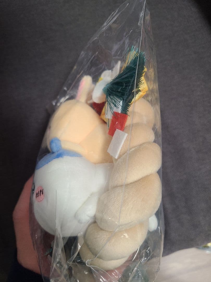 ちいかわらんど　しめ縄なぬいぐるみ　お正月　ハチワレ　ウサギ　マスコット　正規品