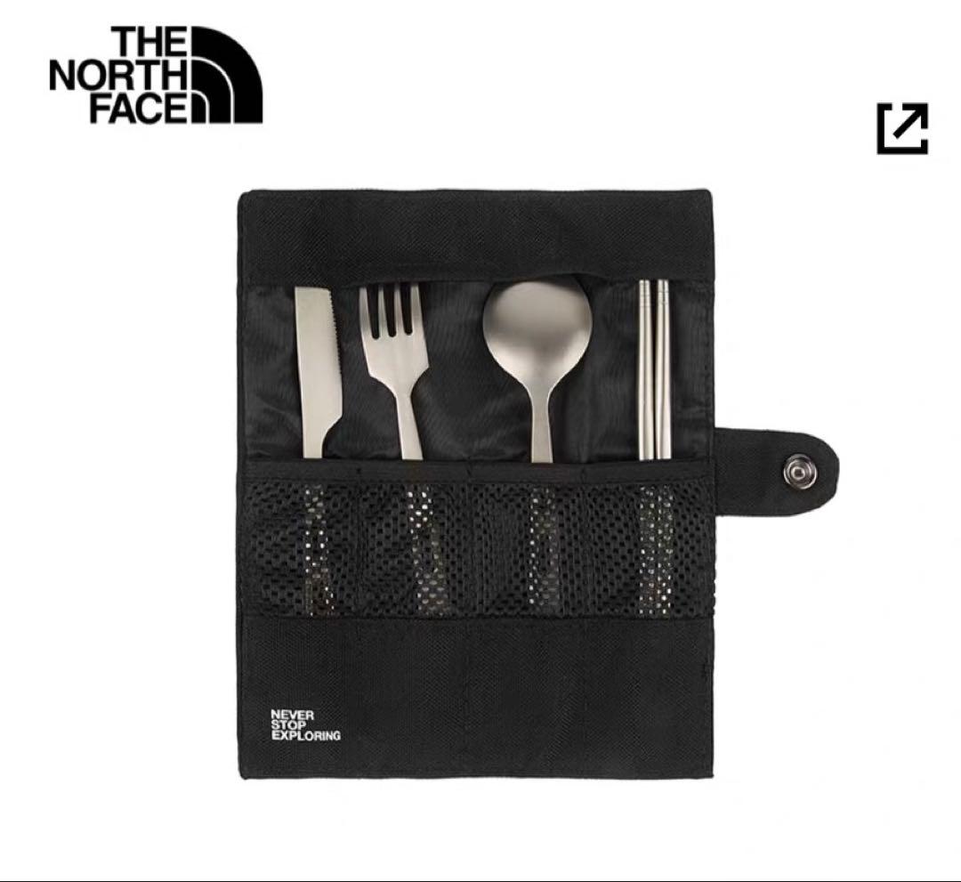 チタン製カトラリーセット 4点 ケース付き 軽量 THE NORTH FACE