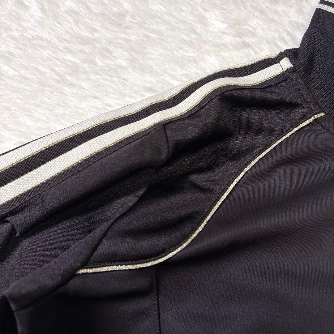 00s Y2K adidas ジャージセットアップ フレアパンツ ゴールドロゴM