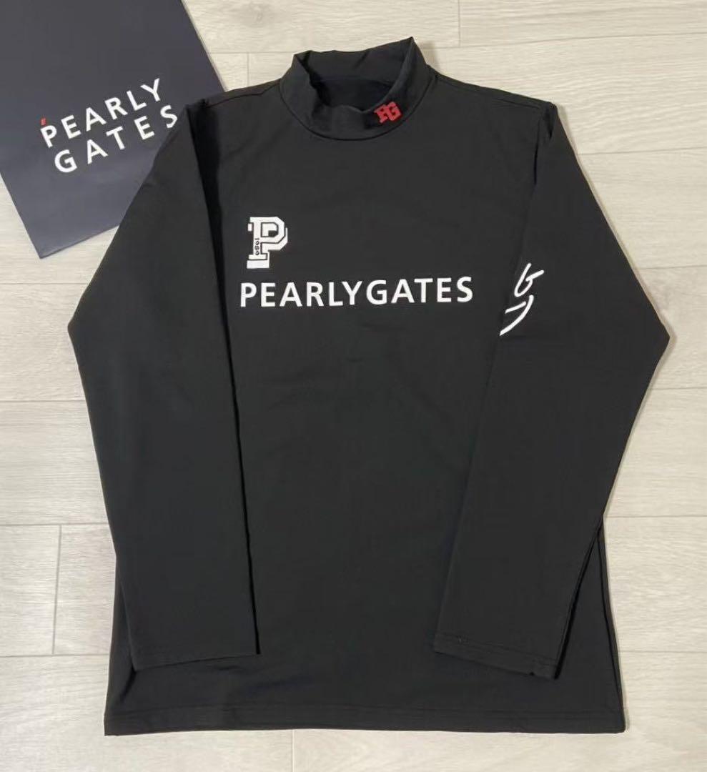 新品 新商品 日本正規品 パーリーゲイツ 吸水速乾 遮熱 裏起毛 黒 6 XL