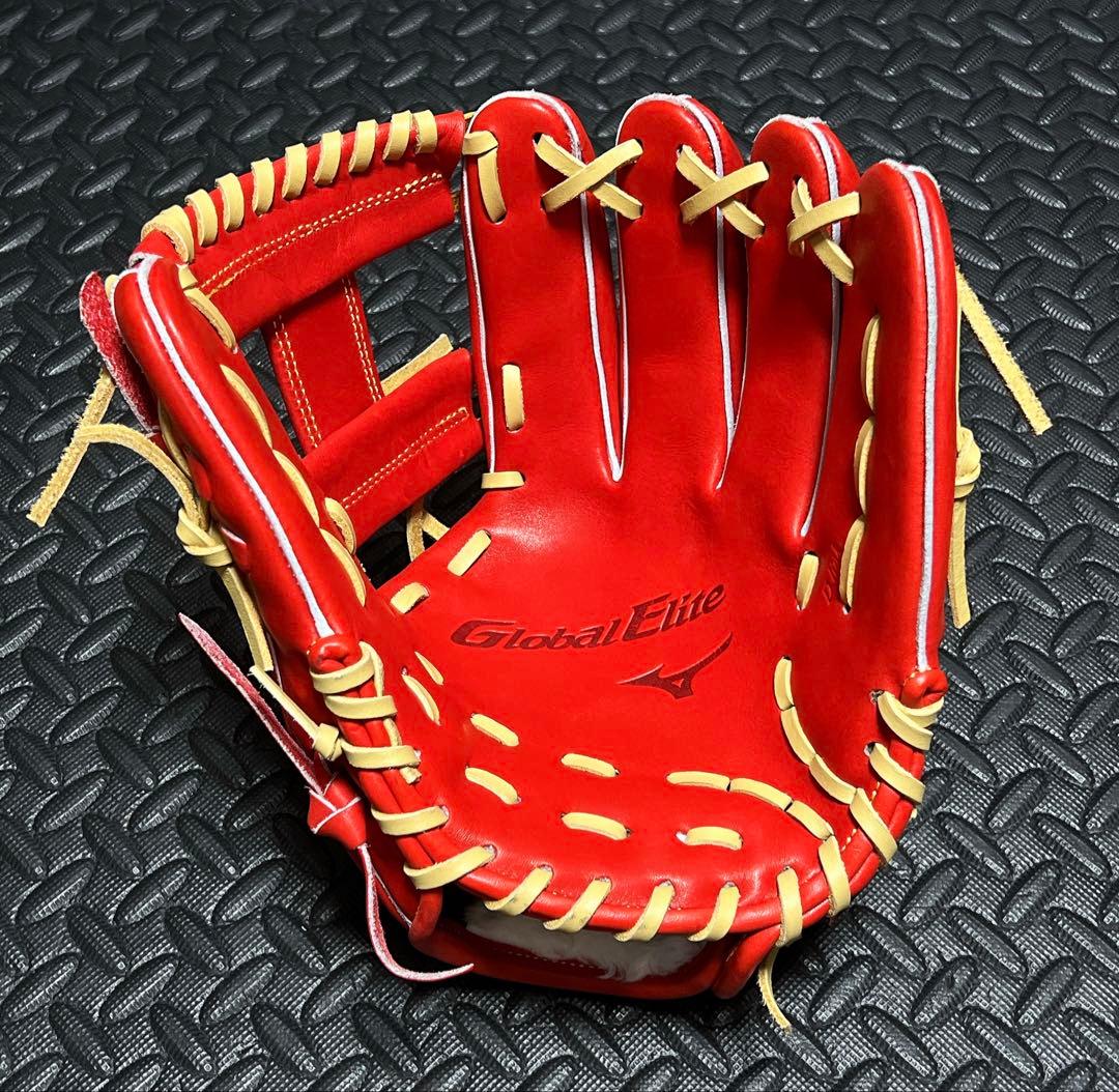 新品 ミズノ グローバルエリート 軟式 内野用 グローブ 長岡モデル