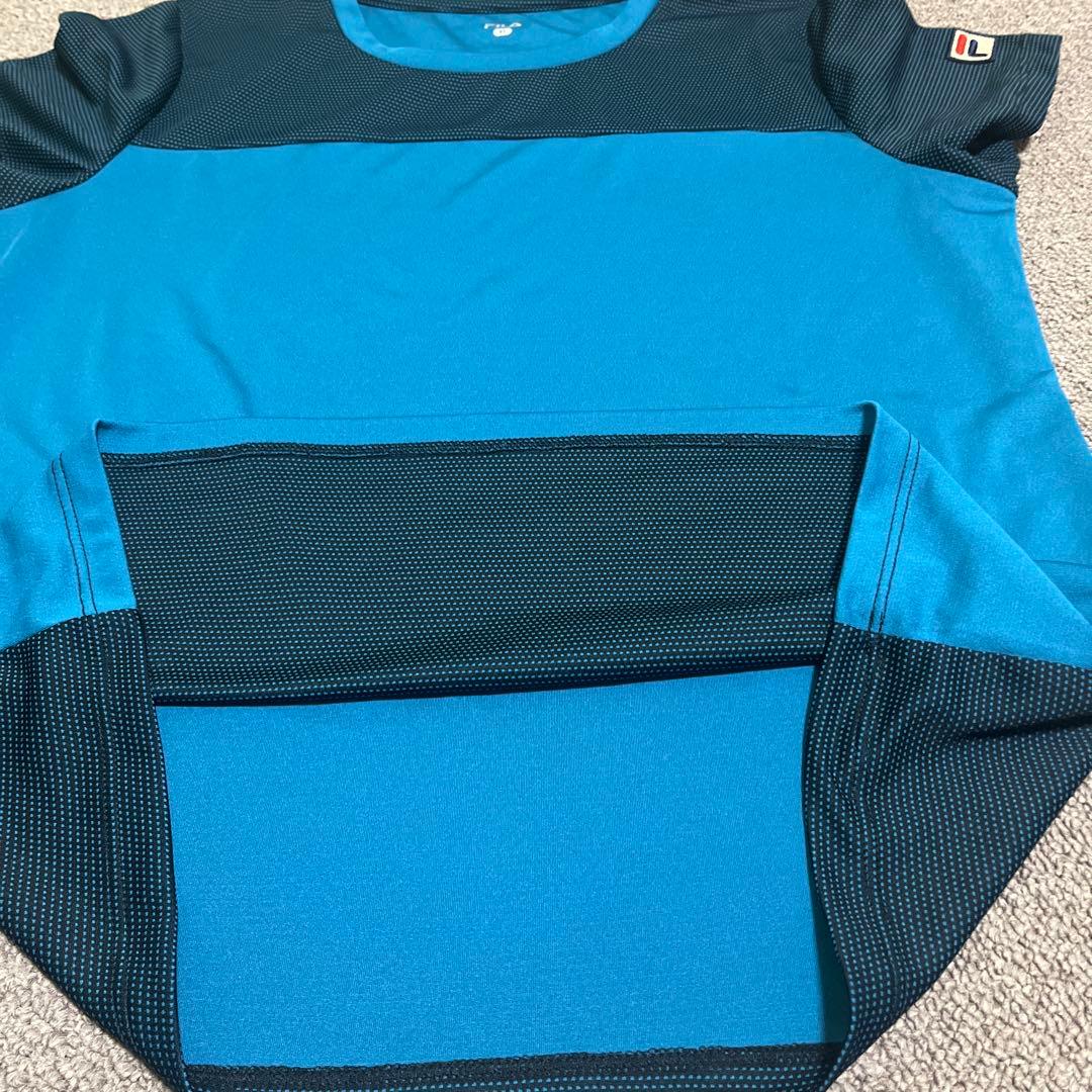 【中古】FILA テニスウエア上下セットXL