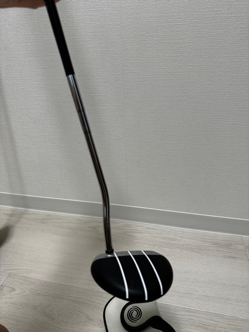 ODYSSEY TUTTLE パター 黒と銀 ストライプデザイン