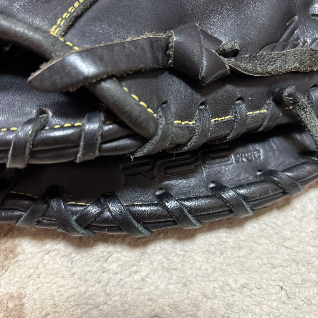 ✨美品✨Rawlings ブラック 少年軟式ファーストミット