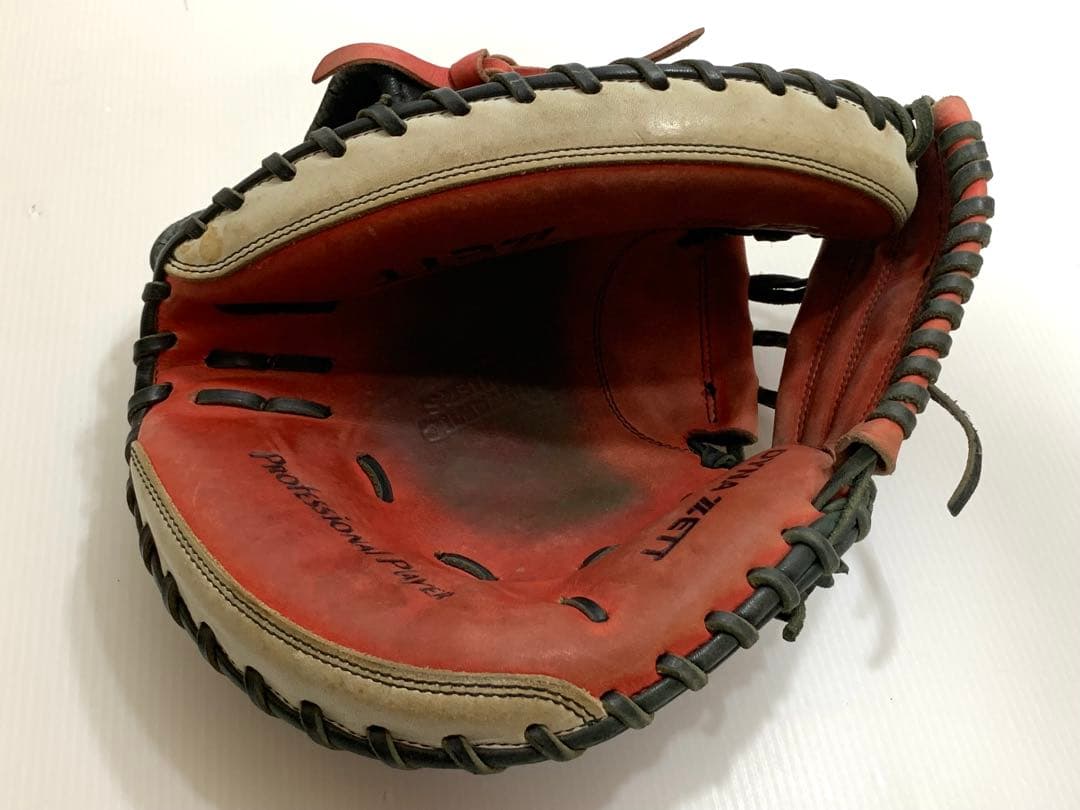 阪神矢野 燿大モデル ZETT キャッチャーミット プロモデル 少年 軟式 右投