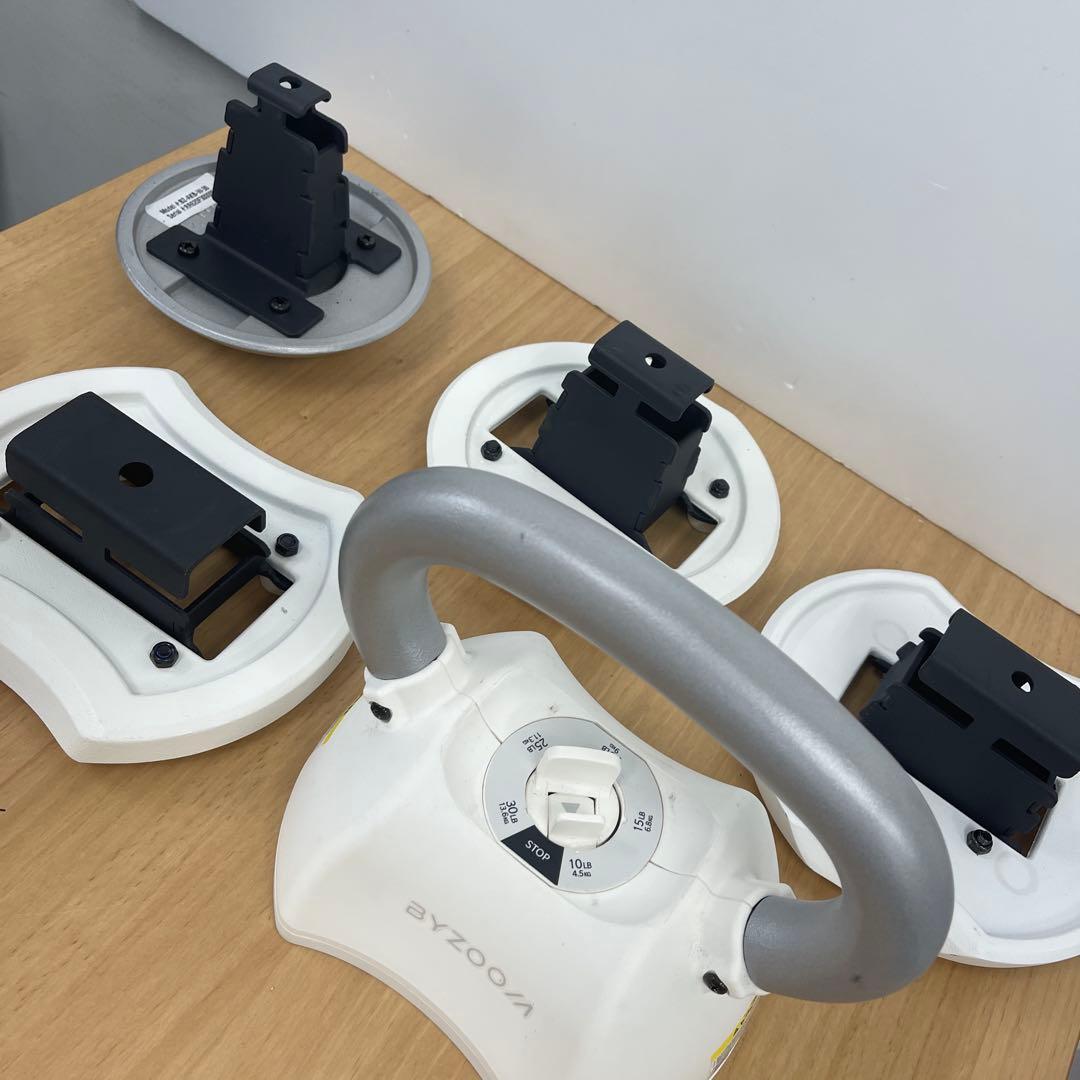 BYZOOM FITNESS 可変式ケトルベル 4.5〜13.6kg 5段階調整