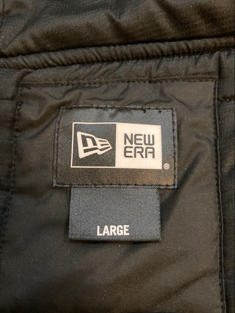 NEW ERA ベンチコート　ロングジャケット フード付き　L