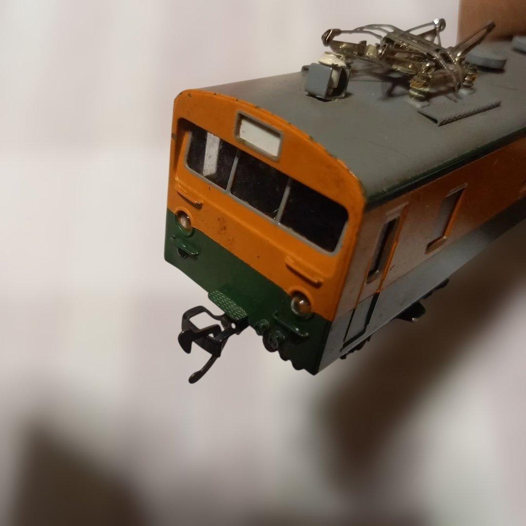鉄道模型HOゲージ クモユニ740061 湘南色　1M カツミ製品　元箱無