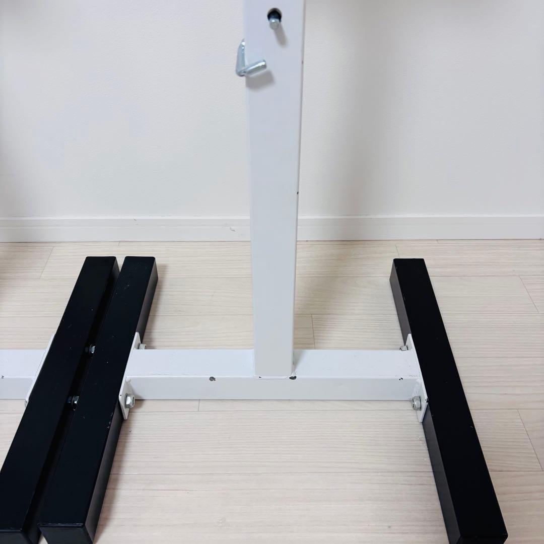 バーベルラック 高さ調整　H63〜83cm セーフティラック　スタンド　バーベル