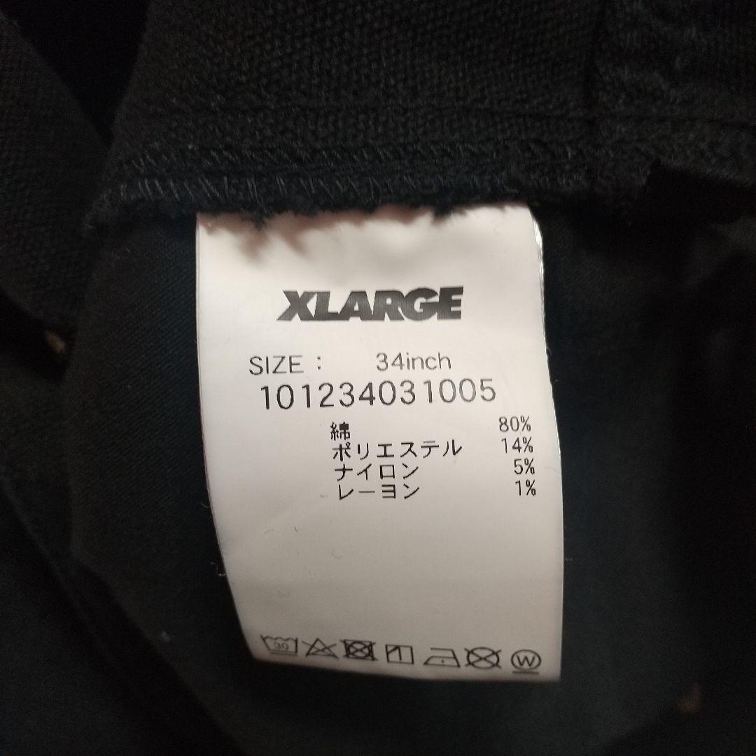 XLARGEブラックデニムパンツ