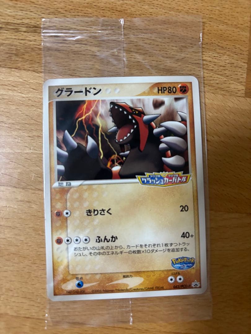 【新品未開封】2005年ポケパーク限定　ポケモンカード