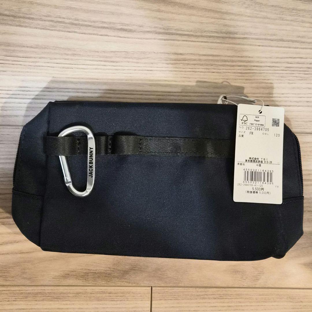 新品セット*JACKBUNNY ポーチ＆ゴルフボールホルダー