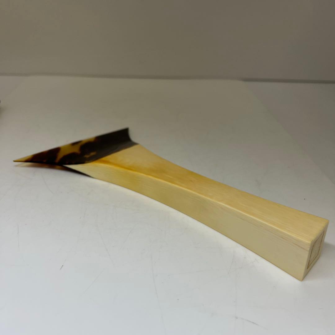 極上津軽三味線バチ　ケース付　232g 東Y8-0302☆2Fトヒウ