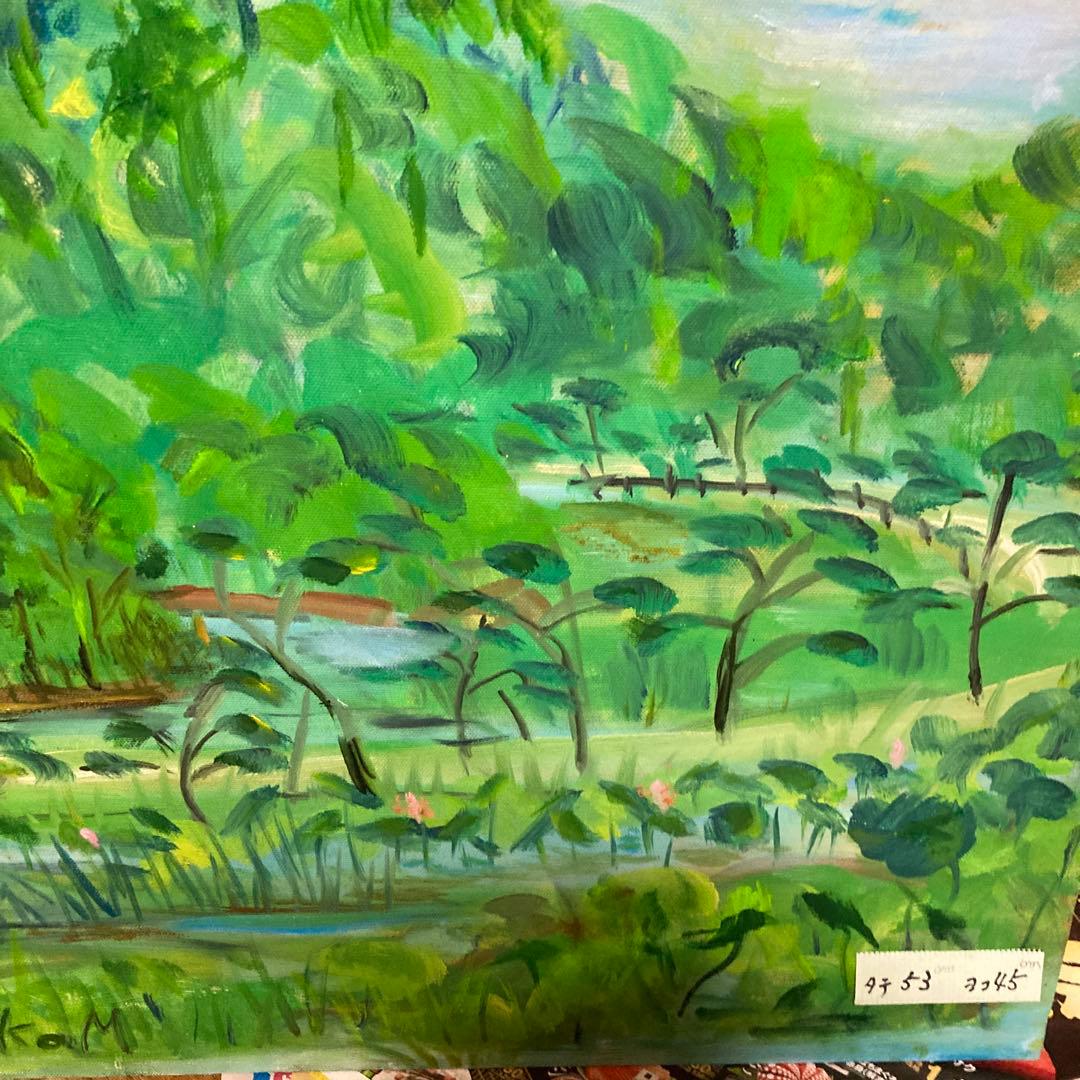 風景画 油彩 約53×45cm