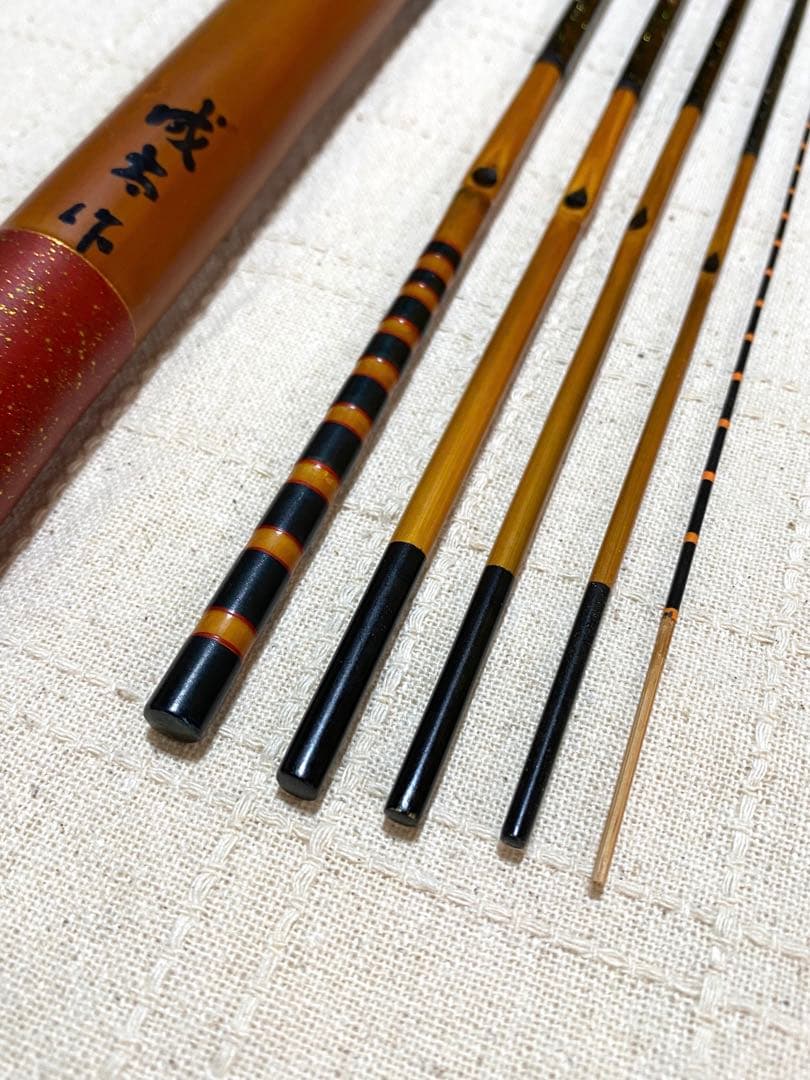 タナゴ竿　ふな釣り　竹竿　和竿　2本セット
