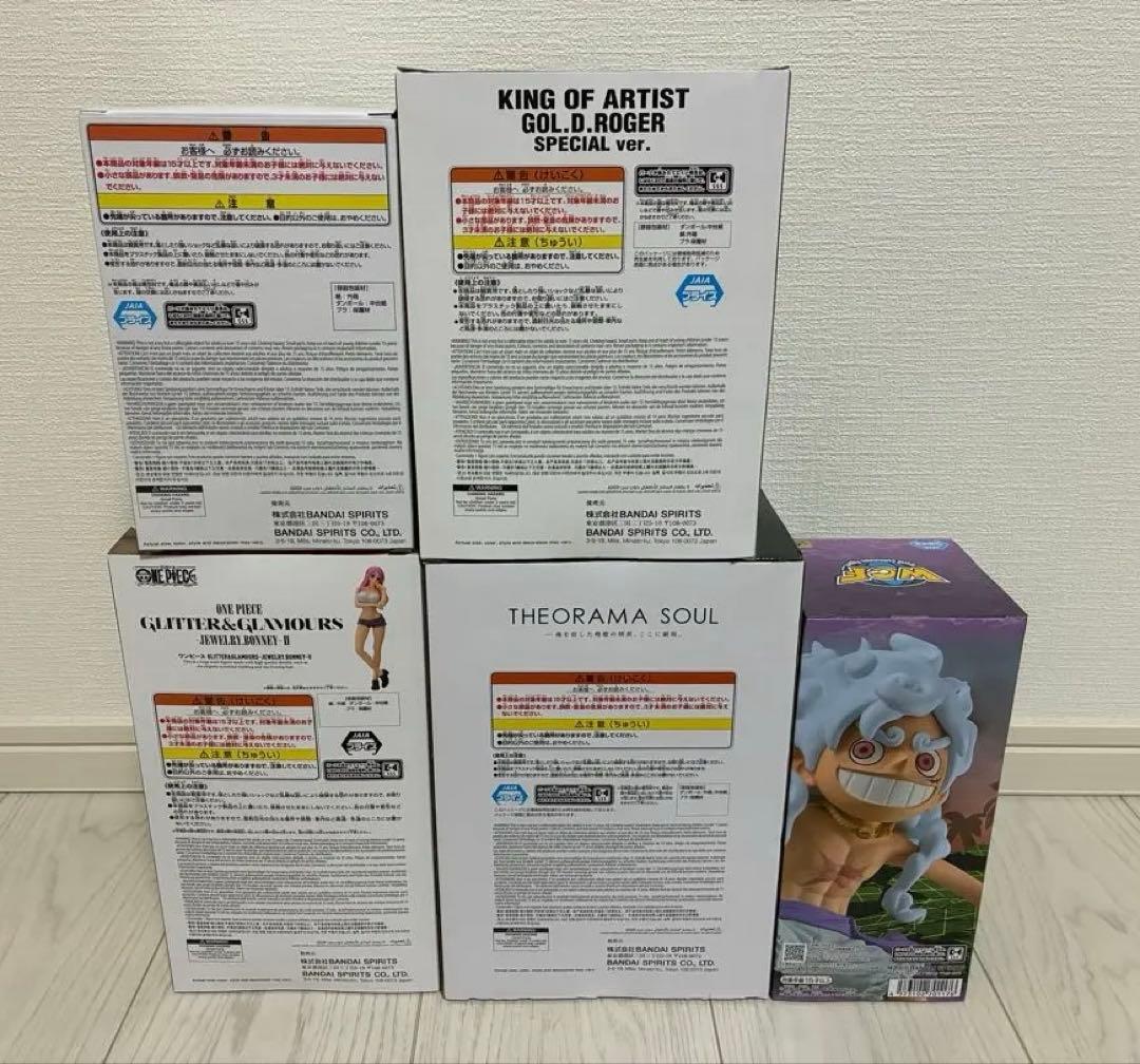 ワンピース フィギュア まとめ売り 5体セット ジャンクス ニカルフィ ボニー