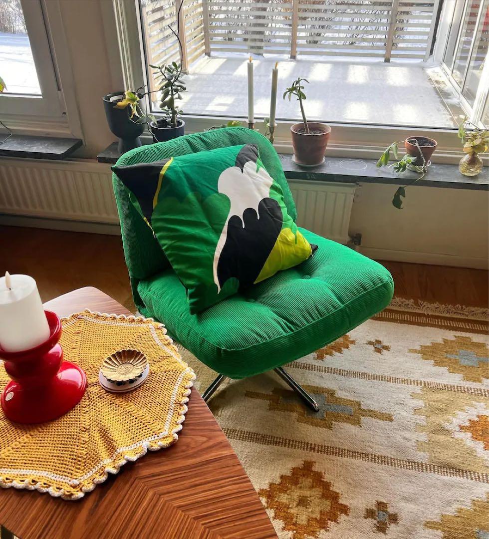 新品 未開封 イケア 椅子 ディヴリンゲ ソファ 回転パーソナルチェア