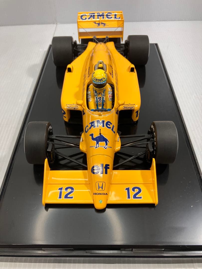【タバコロゴ】ミニチャンプス 1/18 ロータスホンダ 99T A.セナ 美品