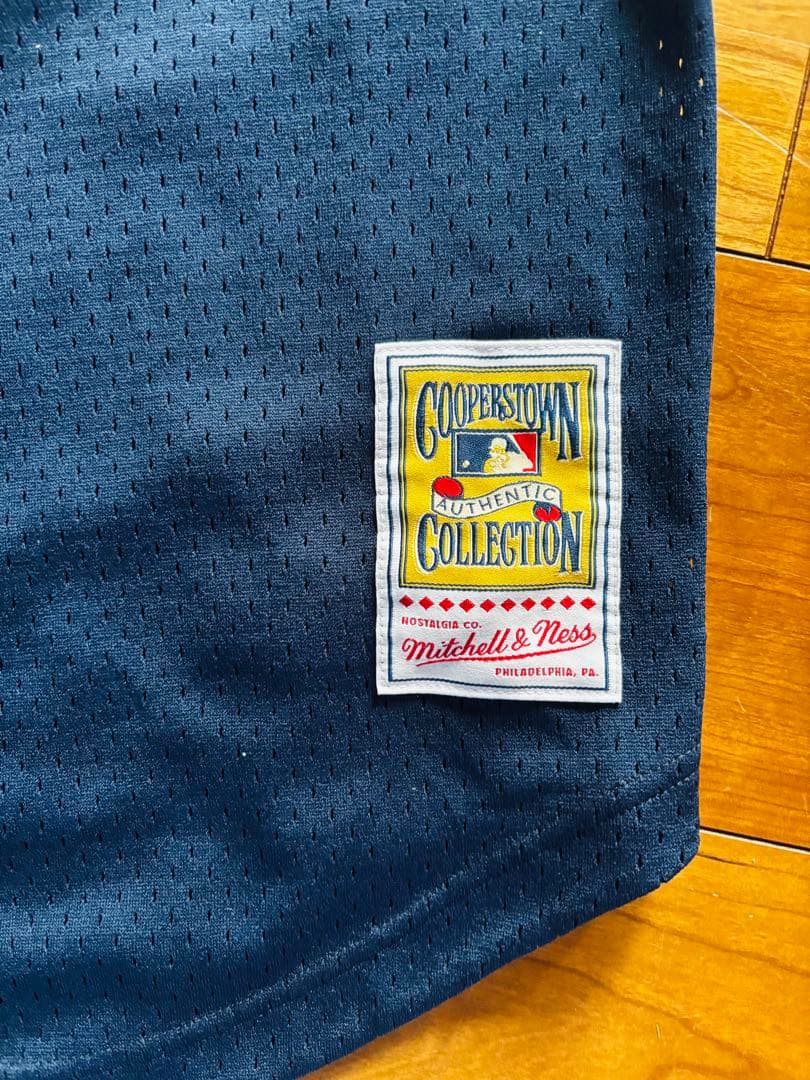 ウェア Mens mitchell ness reggie jacksonavy
