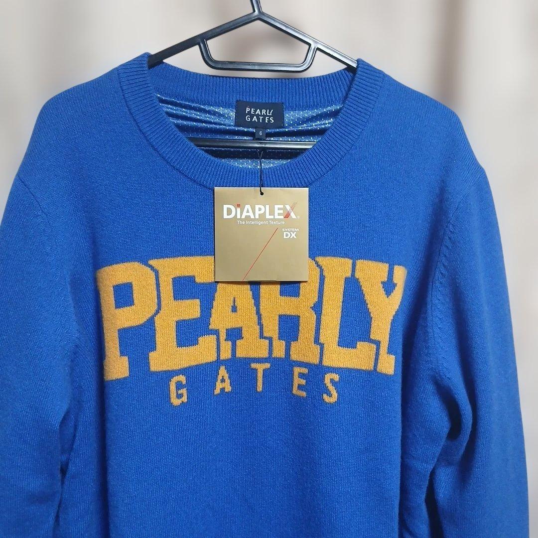 PEARLY GATES ロゴカシミアセーター 　サイズ6