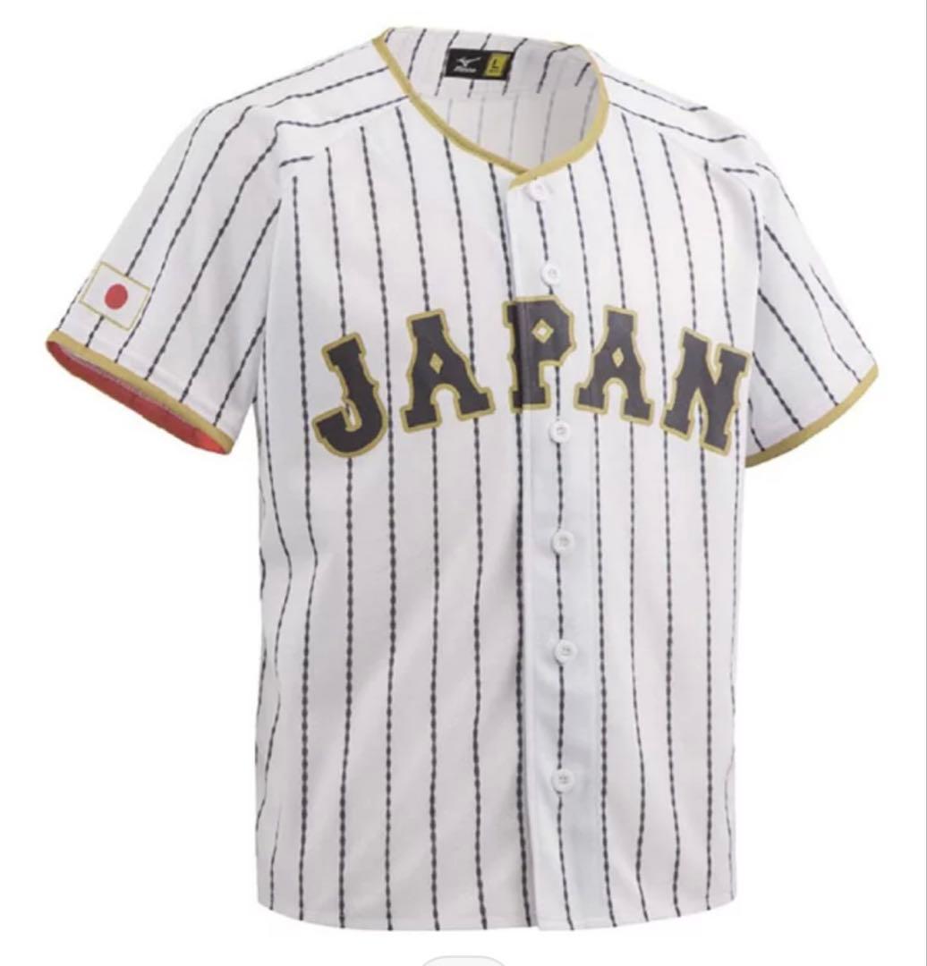 【JAPAN】侍ジャパン 日本代表 MIZUNO ユニフォーム白 LサイズWBC