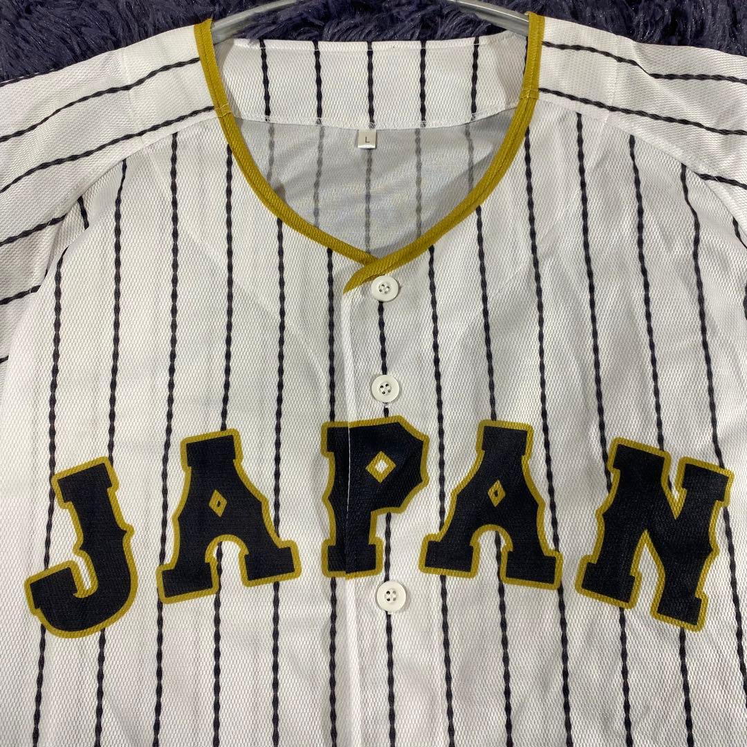 【JAPAN】侍ジャパン 日本代表 MIZUNO ユニフォーム白 LサイズWBC