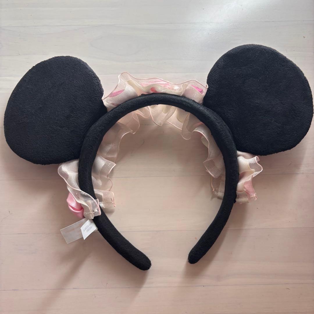 ミニーマウス ディズニーカチューシャ ピンク